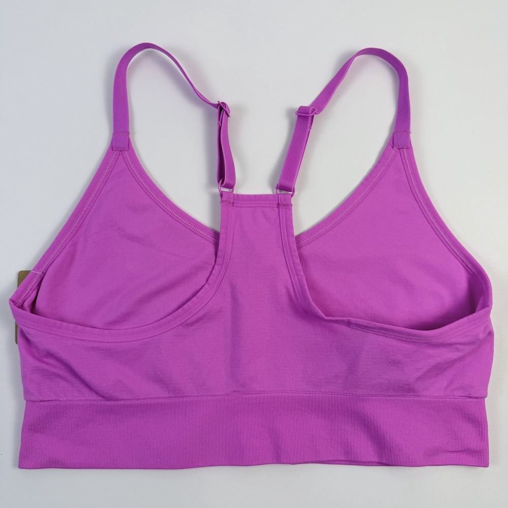 Lot of 3 Victoria's Secret PINK Soft Seamless Sports Bra Black-White-Pink L NWT - Picture 4 of 7